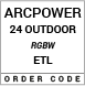 AP 24 Outdoor RGBW ETL 